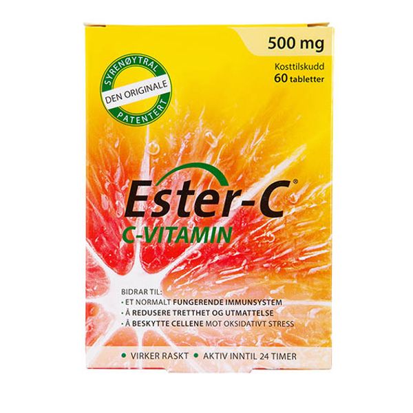 Hovedbilde Ester C 500mg vitamin C 60tab