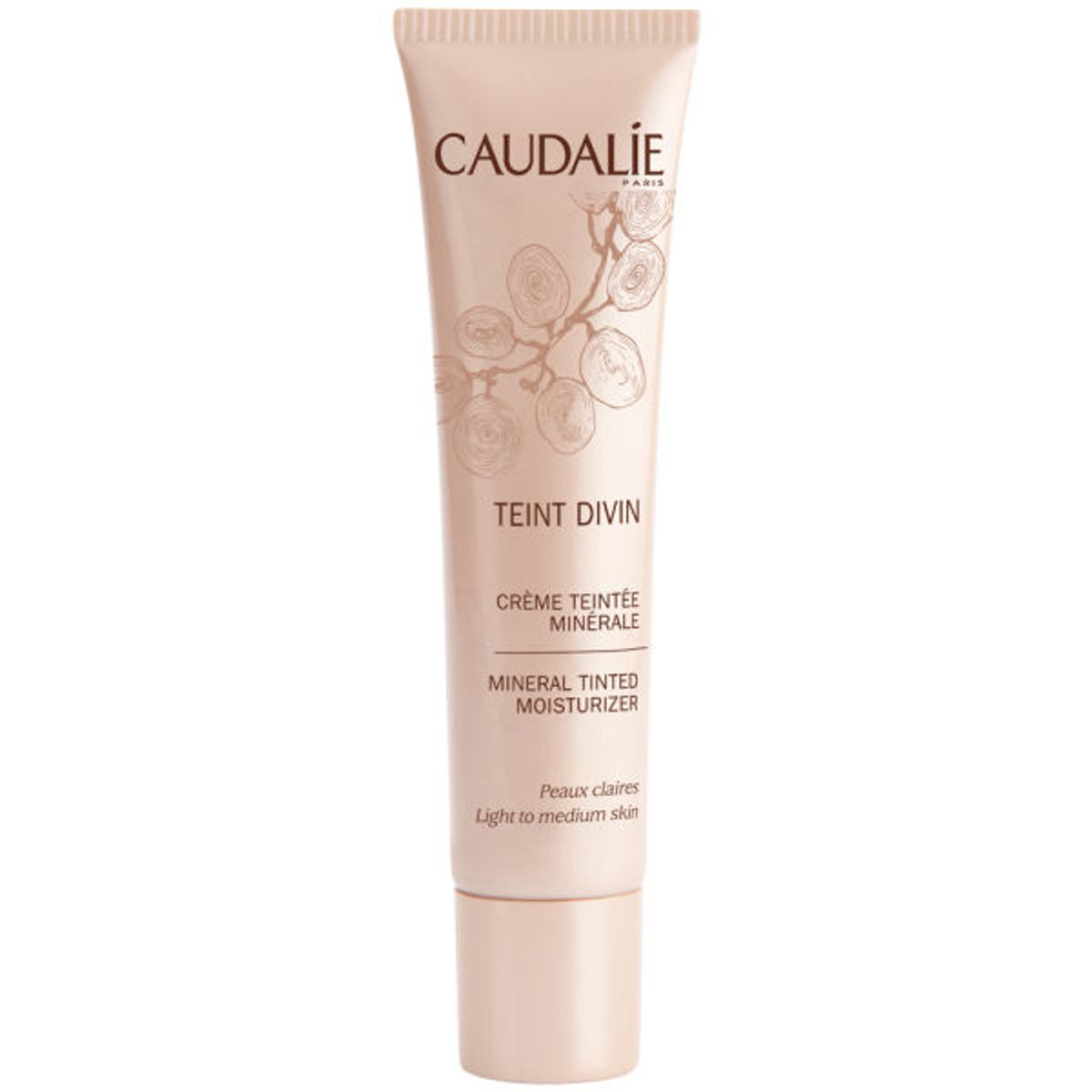 Caudalie Teint Divin Mineral Tinted Moisturiser medium to dark 3