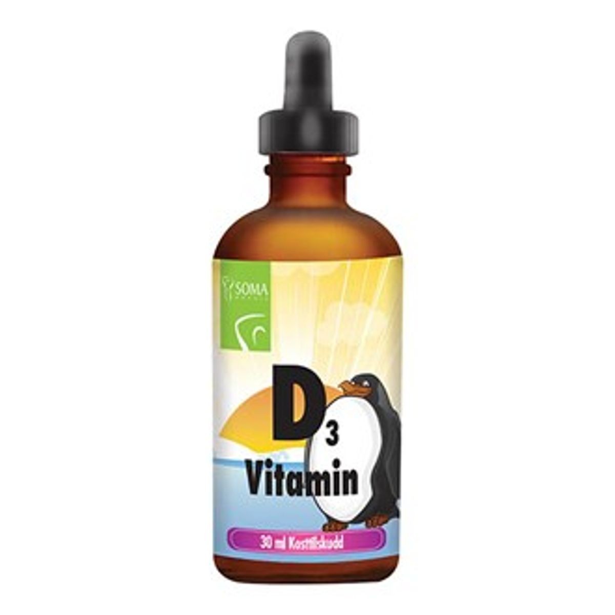 Soma D3 vitamin u/smak for barn 30ml