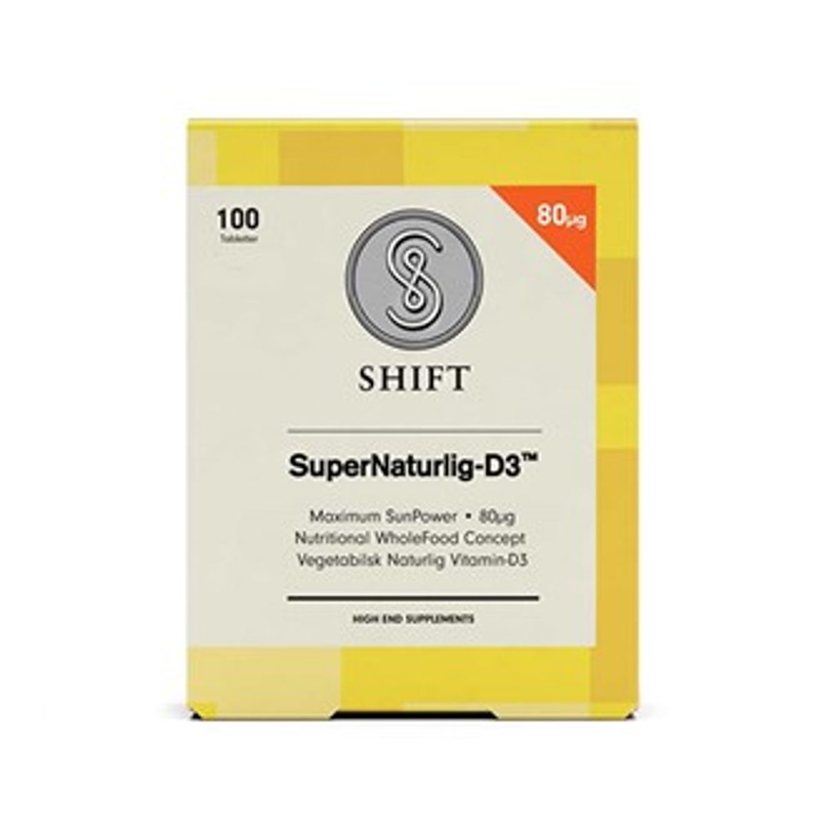 Shift SuperNaturlig-D3 80µg 100 tab