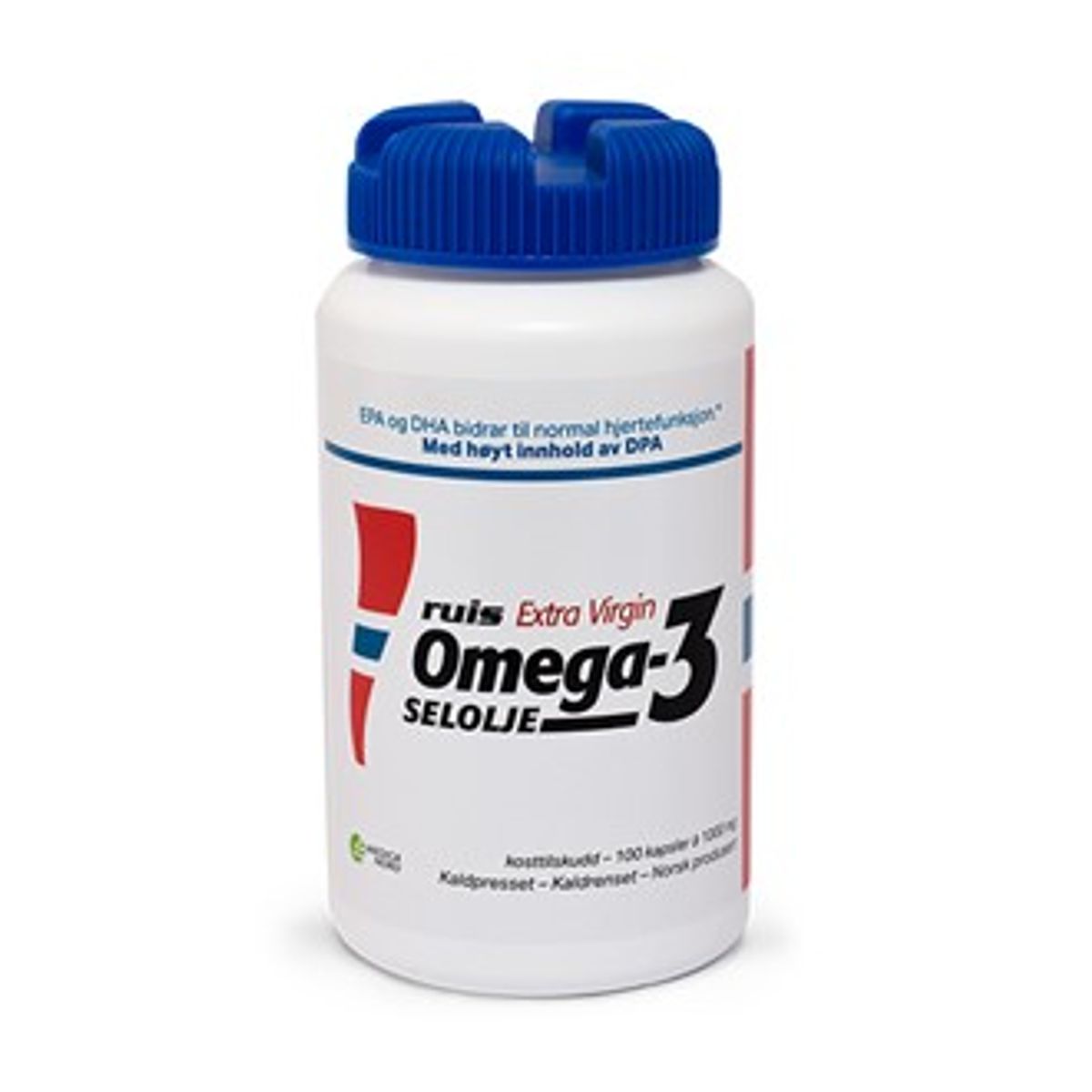 Ruis omega-3 selolje kaldpresset 100kap med rosmarin smak
